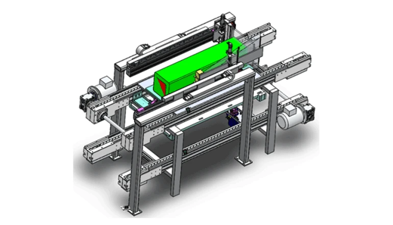 Square bar crack detection equipment 2